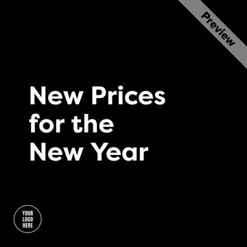 New Prices for the New Year Video Template