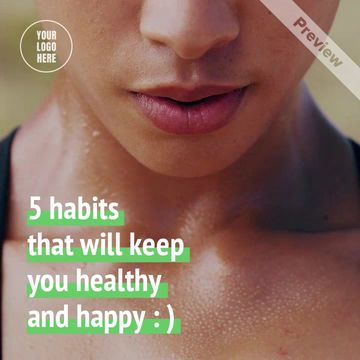 Better Health Habits Video Template