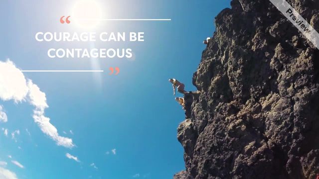 Courage | M. Obama Video Template