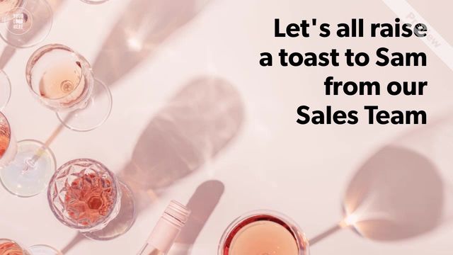 Employee Recognition | Promotion Announcements  Video Template