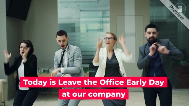 Leave Early | HR - People Video Template