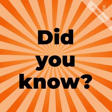 Did you know?  | #WednesdayWisdom Video Template