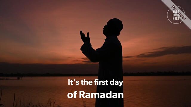 First Day of Ramadan Video Template