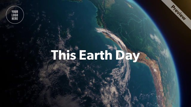 This Earth Day Video Template