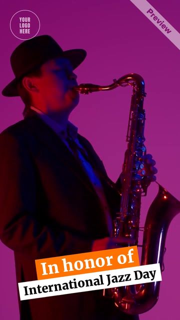 International Jazz Day Video Template