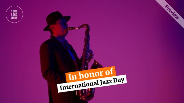 International Jazz Day Video Template