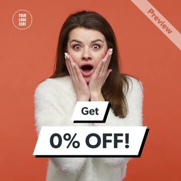 April Fool's 0% Off Video Template