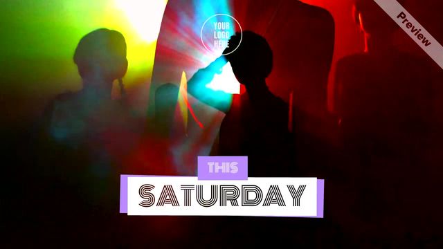 Electric Party Invite  Video Template