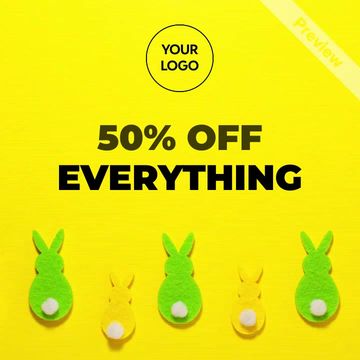 The Easter Sale Video Template
