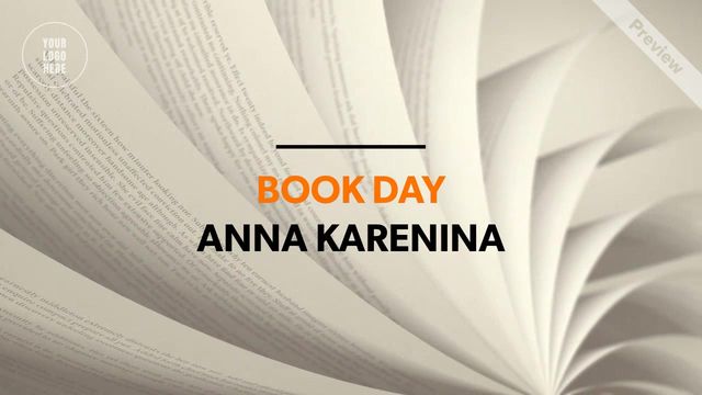 Book Day | Ana Karenina Video Template