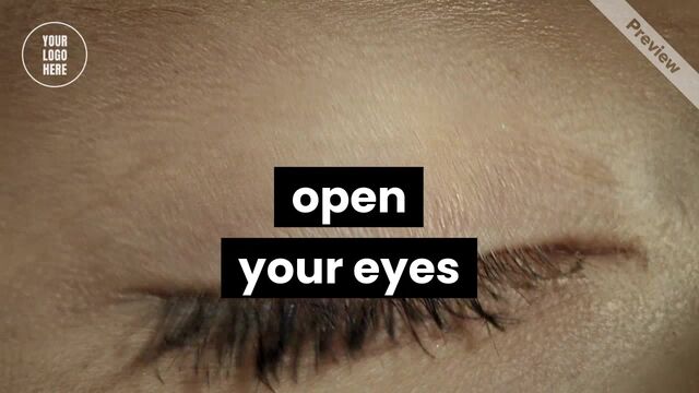 Open Your Eyes | Holiday Rentals Video Template
