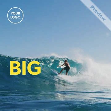 Huge Sale I Surfing Video Template