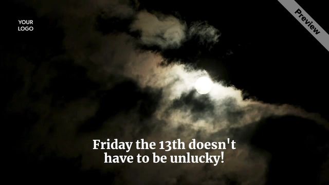 Friday the 13th  Video Template