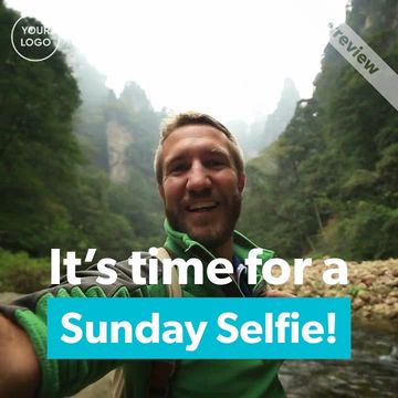 Perfect #SundaySelfie Video Template