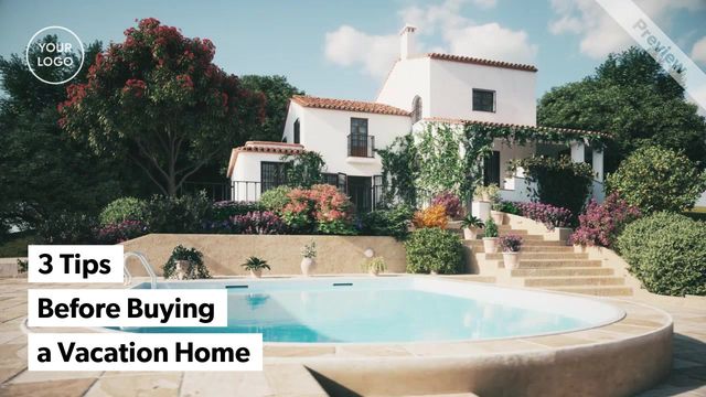 Vacation Home Tips Video Template