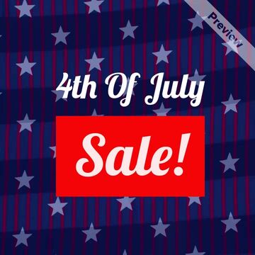 4th of July | Star Sale Video Template