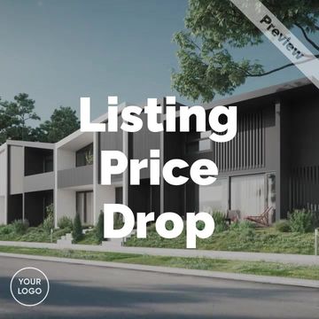 Real Estate | Listing Price Drop Video Template