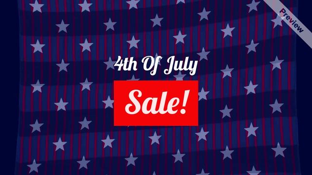 4th of July | Star Sale Video Template