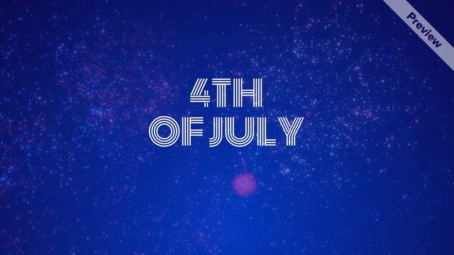 4th of July | Flag Theme Video Template