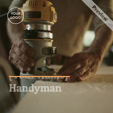 Business Card | Handyman Video Template