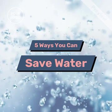 5 Ways You’re Wasting Water Video Template