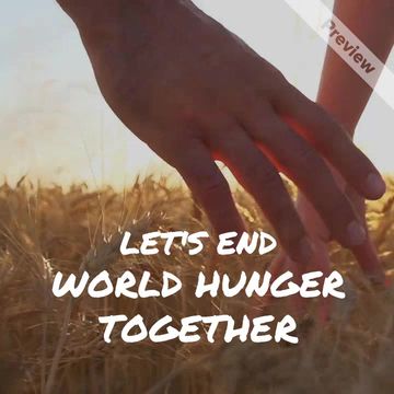 World Food Day | Oct 16  Video Template
