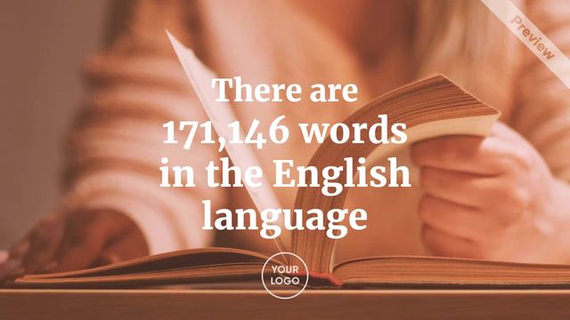 English Language Day | Oct 13 Video Template