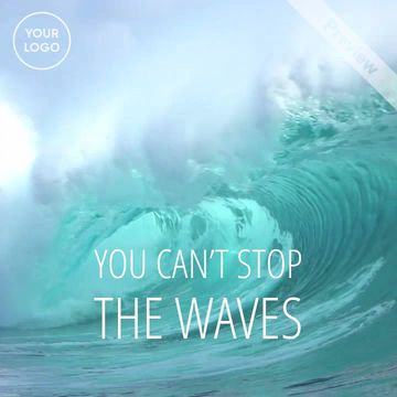 Ride The Waves | Wellness Wednesday Video Template