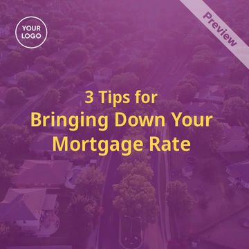 Lower Mortgage Rates | Real Estate Video Template