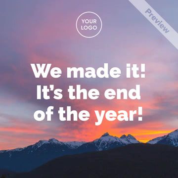 Flashback Friday | End of Year Video Template