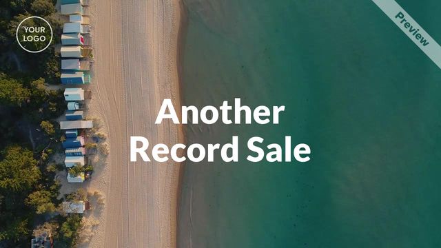 Record Sale | Real Estate Listing Video Template