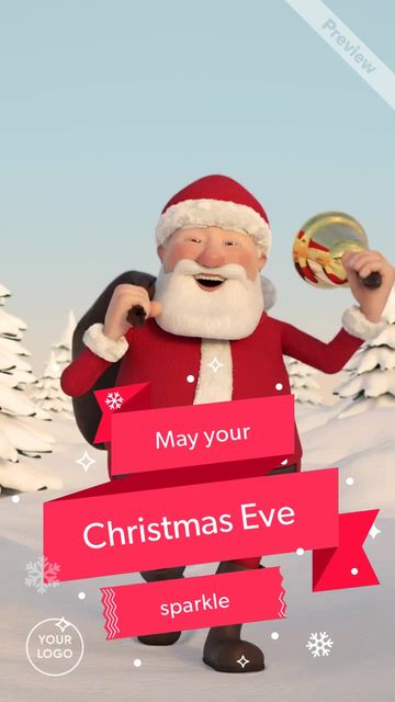 Christmas Eve Greeting Video Template