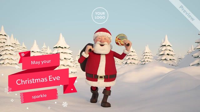 Christmas Eve Greeting Video Template