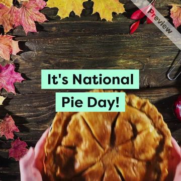 Pie Day Video Template