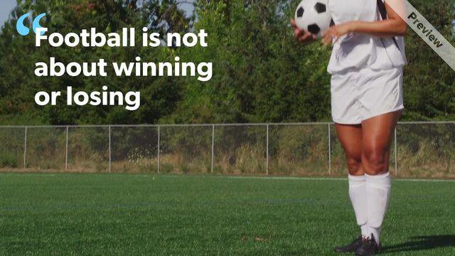 ⚽️  Love the Game Video Template