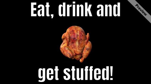 Happy Friendsgiving | Greeting Video Template