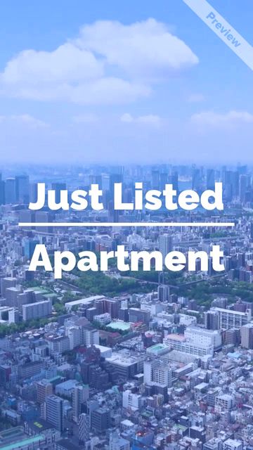 Just Listed Apartment | Real Estate Video Template