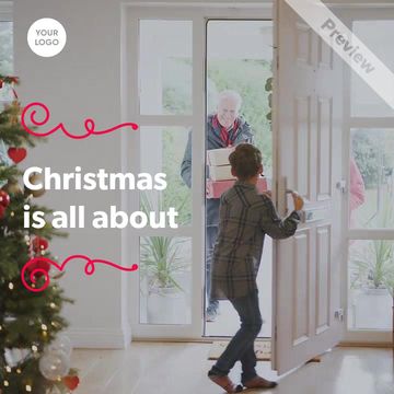 A Cozy Home | Christmas Greeting Video Template