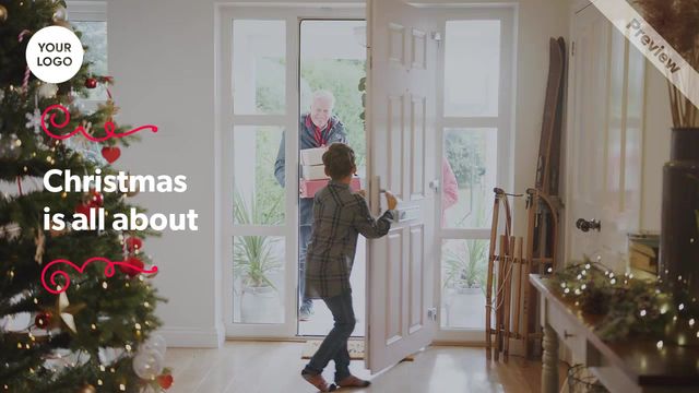 A Cozy Home | Christmas Greeting Video Template