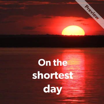 Winter Solstice Motivation Video Template