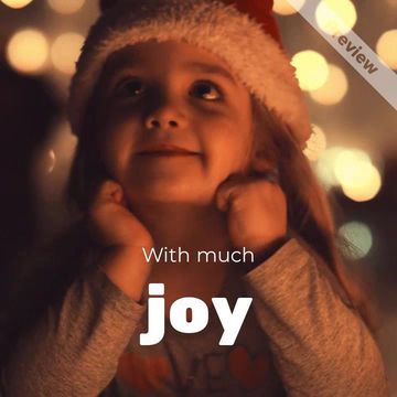 Holiday Greeting Video Template