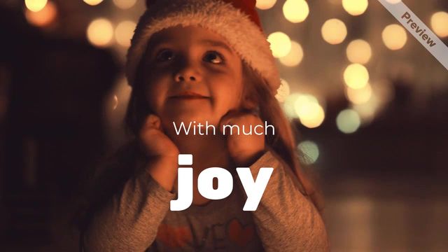 Holiday Greeting Video Template