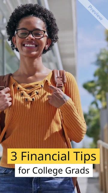 Financial Tips for College Grads  Video Template