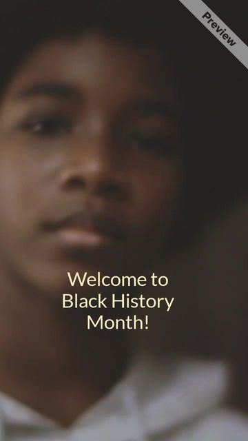 Black History Month Explained | Tall Video Template