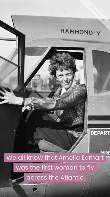 Women's History Month - Amelia Earhart | Tall Video Template