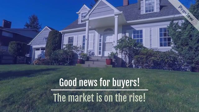 Buyers Market on the Rise | Real Estate Video Template