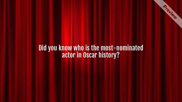 Meryl Streep | Oscars Trivia Video Template