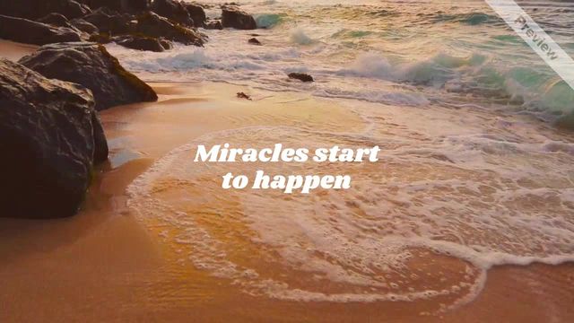 Wellness Wednesday | Miracles  Video Template