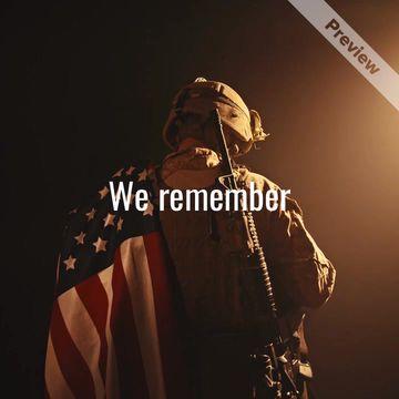 Remember and Honor | Memorial Day Video Template