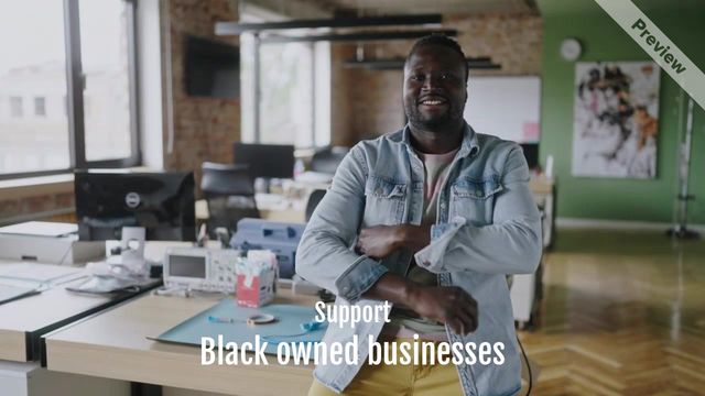 Black Business Month Video Template